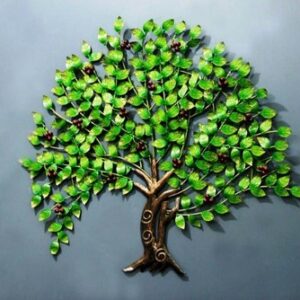 wooden tree shaped shelf