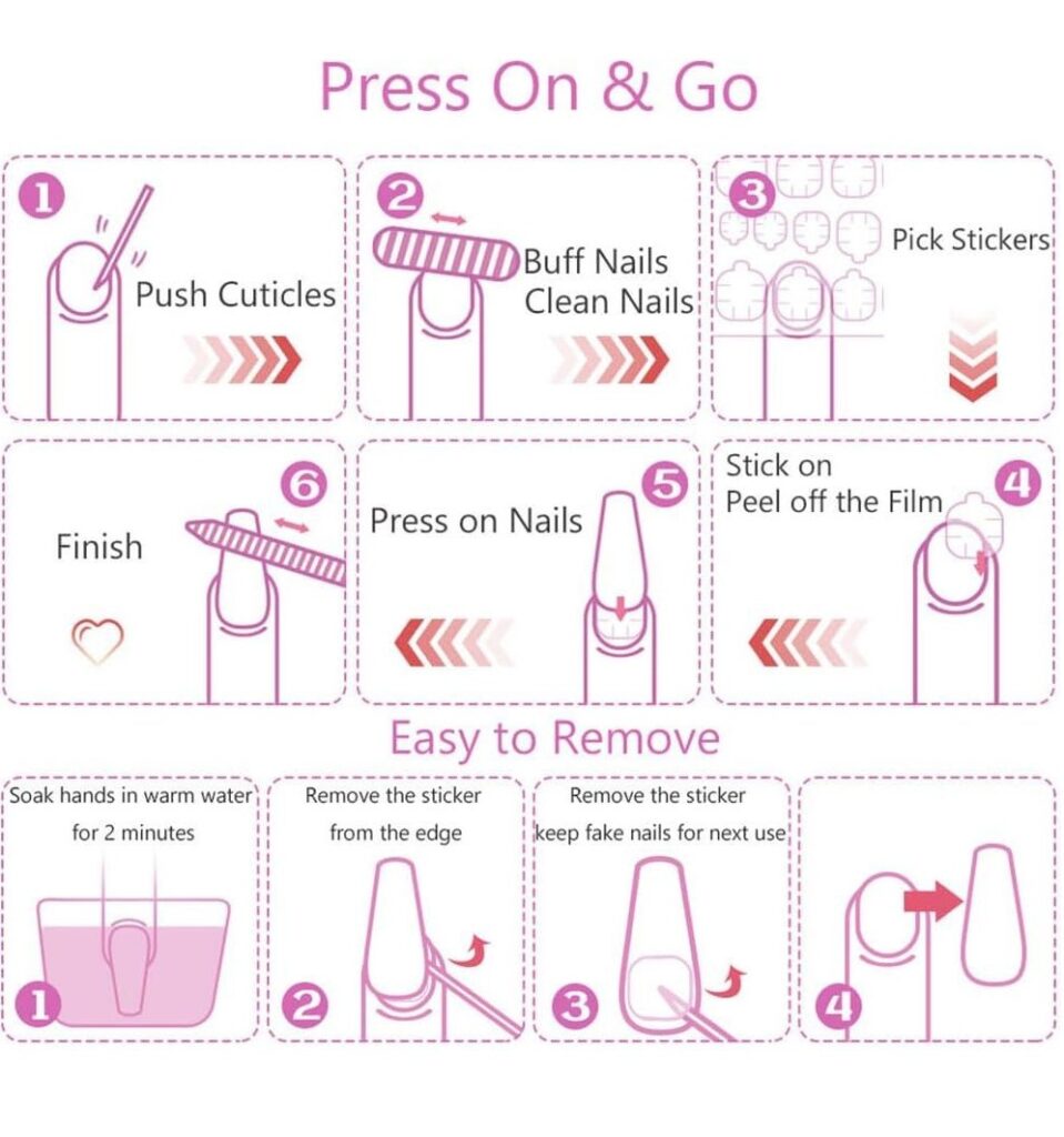 how to press on nails
